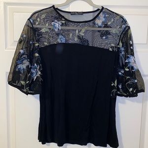Mesh top shirt